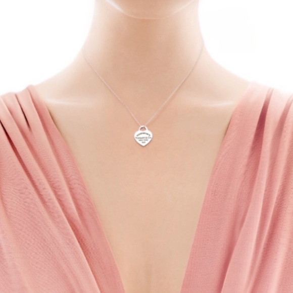 Auth Please Return to Tiffany & Co. Heart Necklace - Picture 2 of 10